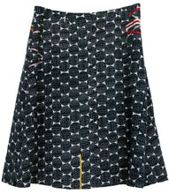 Guinea print skirt.