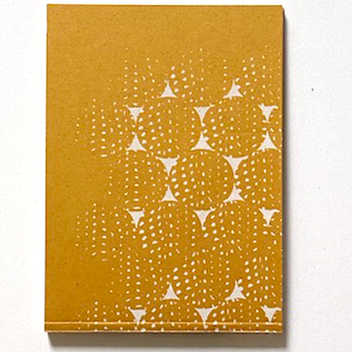 'Guinea Circles' Hand Printed A6 note book