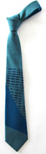 Triangles and dashes - turquoise