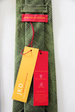 Small dashes (JKD90) sandwashed spun silk hand printed tie