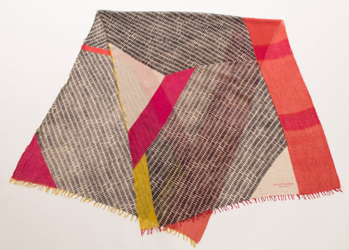 Hand Printed Cashmere scarf JKD 58c