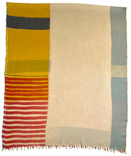 Superfine Cashmere Scarf - colour block (JKD 71c)