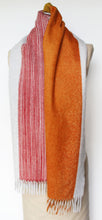 Jane Keith Designs Colour Block hand printed Angora Wool scarf - Staffa 4