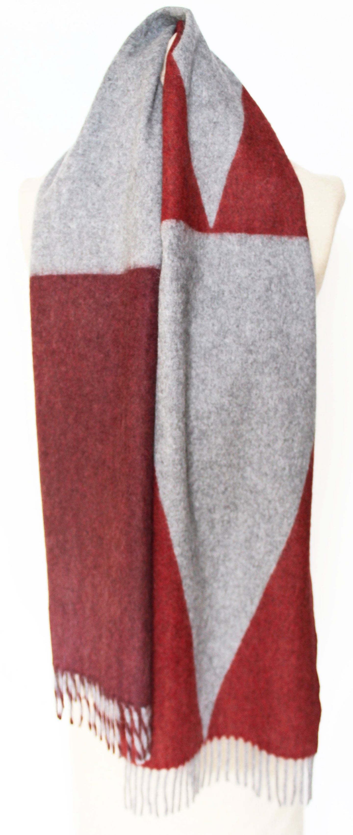 Colour Block' Angora Wool hand printed scarves – Jane Keith