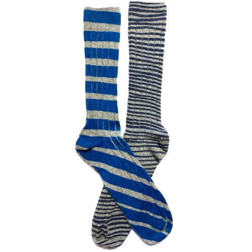 Stripey Mens cashmere socks