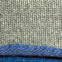 Hand painted coloured edge cashmere hat.