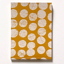 'Scratched' Hand Printed A6 note book